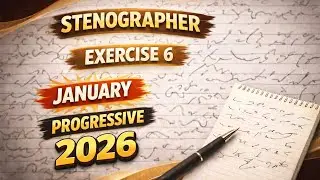 80 WPM | EX-6 | JANUARY 2026 | PROGRESSIVE MAGAZINE | ENGLISH SHORTHAND | THE STENOGRAPHER |