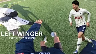 LEFT WINGER POINT OF VIEW FOOTBALL I POV FOOTBALL
