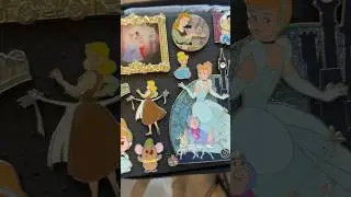 Organizing Cinderella pins for the move! #momager #disney #disneypins #disneyprincess #disneypinwall