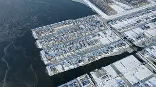 Blauwestad from Above Winter 2026