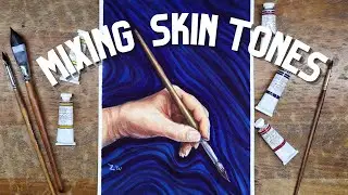 Learning to live with rheumatoid arthritis as an artist || mixing realistic looking skin tones 