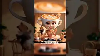 coffee girl ☕️  👧 # trending shot #viralshort #shortsfeed #shorts #funny #cuteanimal