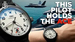 The IWC Pilot's Watch Automatic 41 Black Aces goes full lume