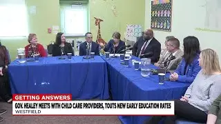 Gov. Healey highlights new early education rates at Westfield childcare center