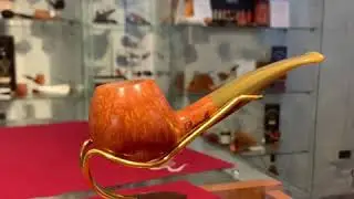 Cofanetto regalo pipa Paronelli radica half bent apple fatta a mano - www.paronellipipe.com