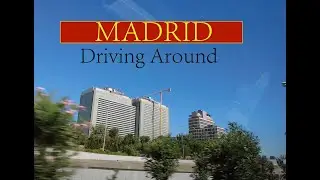 Driving Tour M-30  and M-14 Madrid, Spain 🇪🇸 - 4K-HDR Walking Tour (▶30min)