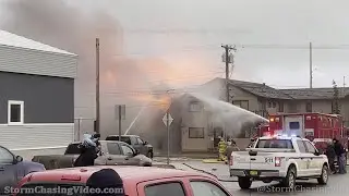 Massive Storm Surge And Huge Fire, Nome, Alaska, Typhoon Merbok