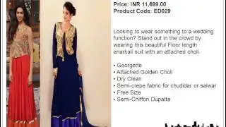 Bollywood Replica Suit - Designer Collection from UPTOWNGALERIA