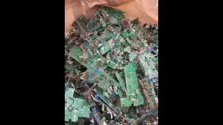 PCB crushing recycling machine