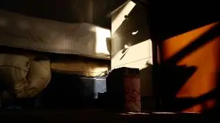 Sunshine movement in a room / phone time lapse