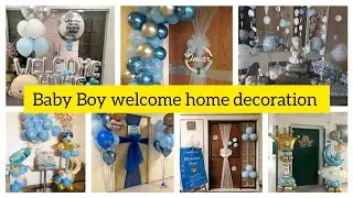 Most Demanding Newborn Baby Boy Welcome Home Decoration Ideas 👶💙 | Trendy Setup