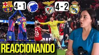 REACCIÓN 8VA FECHA DE CHAMPIONS | REAL MADRID Y BARCELONA