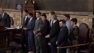 North Allegheny High School Boys Swim Team at the PA House