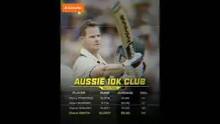 stive Smith join to 10k runs aussie player list #cricket #testcricket #stivesmith #shorts #viral