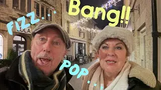 Cotswolds Christmas Cracker in the Campervan Best market EVER Festive Firework fun