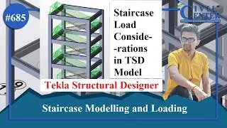 Tekla Structural Designer: Staircase Modelling and Loading in TSD