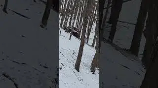 Hill climb snow day #offroad#segwayvillain#deminrun