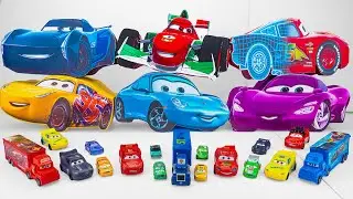 Disney Pixar Cars Unboxing ASMR | Disney Pixar Cars Tech Touch Lightning McQueen, Cuz, Jackson Storm