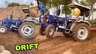 Ajj to tractor drifting dekha ke majha a gaya 😱