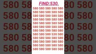 Insane focus test ultra pro max test #brainteaser #riddlevideos #oddoneout