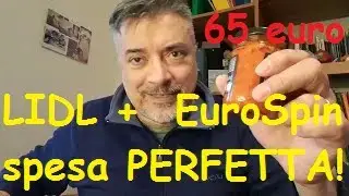 Svuota la spesa doppio EuroSpin vs LIDL 🥐🍕  con un po' di buonumore fino alla fine!!😉😉
