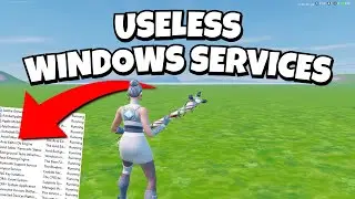 Отключите эти службы Windows, чтобы повысить частоту кадров! (+240 FPS)