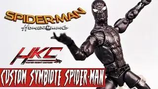 Custom HOMECOMING  SYMBIOTE SPIDER MAN Concept series figure by HKC