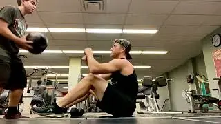 Medicine Ball Sit-Up Toss