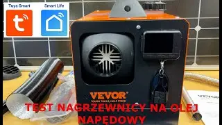 Chińskie Webasto VEVOR 8KW z możliwością sterowania WI-FI z aplikacji Tuya - TEST