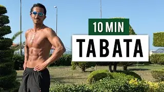 10-Minute Outdoor Tabata HIIT | Burn 250 Calories &ndash; Fast & Hard Bodyweight Workout