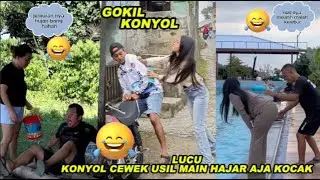 LUCU KOCAK CEWEK USIL MAIN SIRAM AJA BIKIN NGAKAK KONYOL !! DRAMA LUCU
