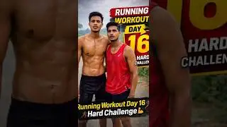 Day 16 😤 Hard Running ChallengePain is temporary. Pride is forever 💪#shorts #running #hardchallenge