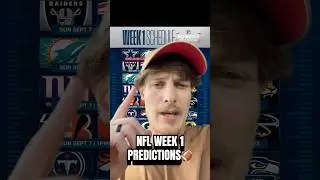 NFL WEEK 1 GAME PICKS🏈 #nfl #nflfootball #shorts