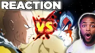 GOKU VS SAITAMA Part 2 I One Punch Man Vs DBZ  | REACTION