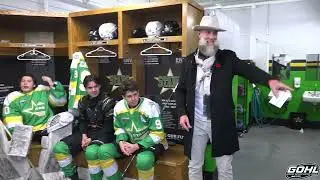 Joe Thornton introduces the St. Thomas Stars starting lineup