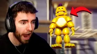 WHY IS FREDBEAR FLYING LIKE THIS?! | Hello Neighbor x Fredbear Mod