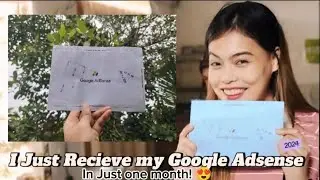 I JUST RECIEVE MY GOOGLE ADSENSE IN JUST A MONTH 🙏😇😇