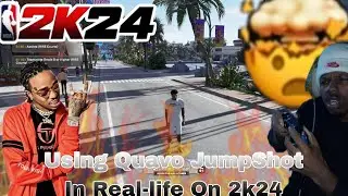 Using Quavo Jumpshot In Real Life On 2k24😱🔥