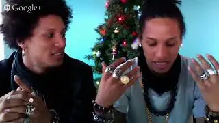 Les twins Google hangout 2014.😋😍