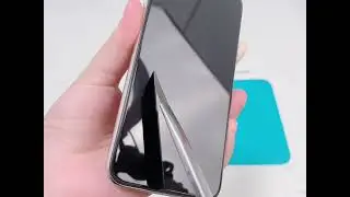 How LS-747H mobile phone HD film is cut correctly and attached correctly