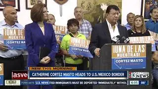 Catherine Cortez Masto visits children's detention facility at U.S., Mexico border