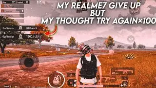 40FPS Realme7 Can't Handle My Hand skills Need A 90FPS😭 PUBG MOBILE MONTAGE FRAGMOVIE