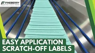 Print & Apply Scratch-Off Labels EASY with Pineberry SF-12 Friction Feeder
