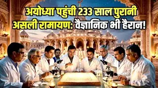 अयोध्या पहुंची 233 साल पुरानी असली रामायण: वैज्ञानिक भी हैरान! Ayodhya Miracle।New Updatel Rammandir