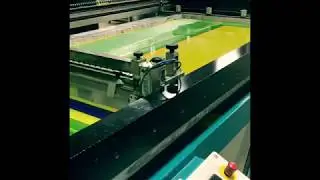 Large format screen printing