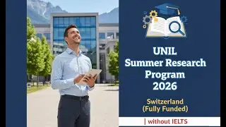UNIL Summer Research Program 2026 in Switzerland (Fully Funded)