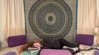 15 Minute Restorative Yoga Practice - Side Lying Savasana - Gratitude