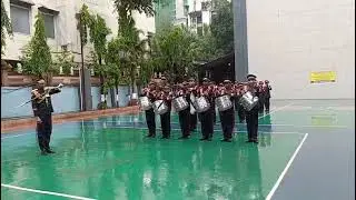 Holy Angel High school band display