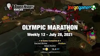 Roblox: Tower Heroes Solo Weekly Challenge 12 - Olypic Marathon