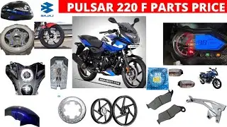 PULSAR 220F SPARE PARTS PRICE LIST IN 2021 Latest #Bajaj parts